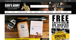 Desktop Screenshot of godsarmy.co.za